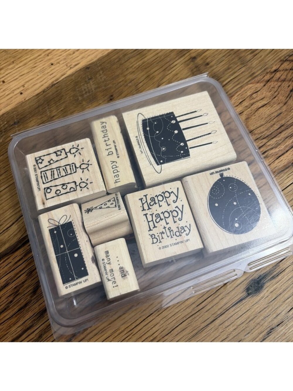 Stampin Up Birthday Whimsy Stamp Set 8 Art Craft Scrapbook